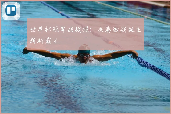 世界杯冠军战战报:决赛激战诞生新科霸主